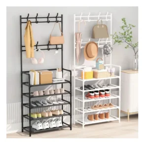 Zapatera Organizadora con Perchero Multiusos