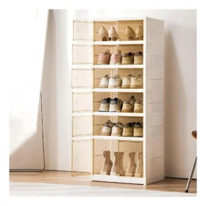 Zapatera Panorámica Plegable (6 Niveles - 12 Pares) MS-3150